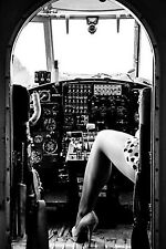pin-up bomber cockpit WW2 Photo Glossy 4*6 in P021 picture