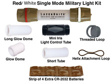 MILITARY LAZERBRITE LB2 BATTERY OPERATED LIGHTSTICK FLASHLIGHT RED/WHITE LIGHT picture