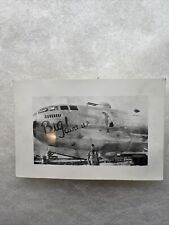 WW2 US Army Air Corps Nose Art “Big Ain’t It?” Painted Plane Photo (V141 picture