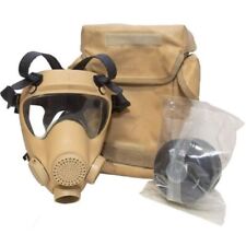 NATO MILITARY MP5 GAS MASK WITH FILTER AND CARRY BAG, DESERT picture