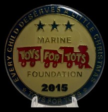 ✅ MARINES TOYS FOR TOTS 2015 EVERY CHILD CHRISTMAS  MILITARY CHALLENGE COIN