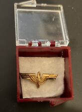Original WWII US Army Air Force 1/20th 12K Gold Filled Pilot Wings Forstner Pin picture