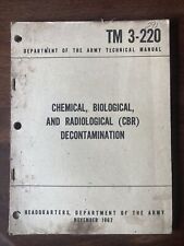 US Army TM 3-220 Chemical, Bio & Radiological Decontamination Nov. 1967 picture