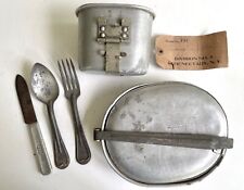 WW1 US Army 303rd Inf UNIT MARKED MESS LOT Canteen Cup Kit Utensils ID'd Early picture