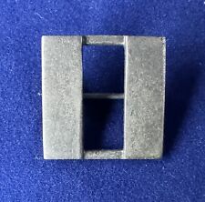 Original WWII Era Sterling Silver Captain Bars, Full Sized, Single Pin picture