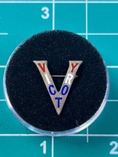 WWII US V for Victory Sterling Pin Homefront