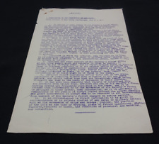 WW1 British document entitled 