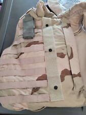 Desert Camo Body Armor Vest WITH TYPE IV PLATES Size: Medium picture