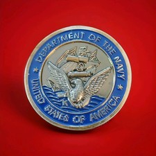 ESTATE FIND NAVY CHALLENGE COIN SUPPORTS VETERANS KIDS