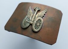Extremely Rare Russian Belt Buckle WWI WW1 Motor Transport Troops Insignia relic picture