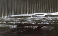 RARE PRE-WW2 GERMAN NUREMBERG 1936 RALLY CATHEDRAL OF LIGHT PHOTO POSTCARD RPPC picture