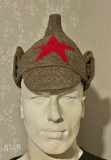 Original Military Woolen Hat Budenovka Red Army WW1 Soviet Felt Helmet size 55