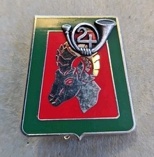 Vintage French Army 24th Alpine Battalion, 4th Chaussures Regiment Pin/badge