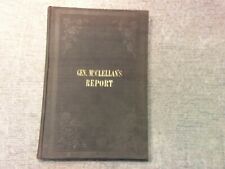 Scarce 1864 Civil War Book GEN MCCLELLANS REPORT 1st ed MAPS, Documents etc.... picture