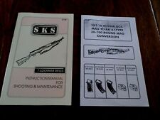 SKS 7.62 X 39 RIFLE SHOOTING AND MAINTENANCE S.K.S HANDBOOK WITH COMPANION BOOK picture