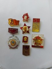 SOVIET MEDAL LENIN PARTY USSR BADGE PIN ,50 YEARS USSR.lot 8 Pcs#120B