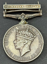 Great Britain General Service Medal Palestine 1945–48 King George VI unnamed