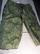 Military Surplus Cold Weather Field Pants Trousers Liner Large NWT picture
