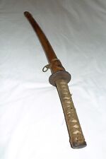 Antique WWII JAPANESE GUNTO Samurai Wakizashi Sword Sue-Bizen Blade. picture