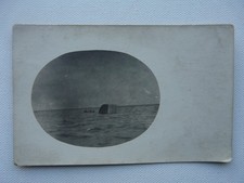 WWI German Naval RPPC Sinking Torpedo Boat V100 Operation Albion Ösel Photo 1917