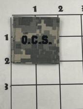 Officer Candidate School Patch United States Embroidered Hook Loop Camouflage