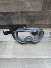 ESS Military Style Goggles Phenix NFPA Approved Clear Lenses Gray W Black Strap picture