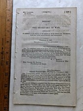 1847 Senate Report - Militia of All States. Arms, Accoutrements, Ammunition.