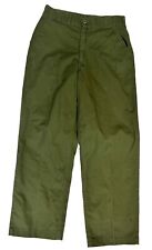 Vintage USA Military Trousers Durable Press Olive Drab U.S. Army Fatigue Trouser picture