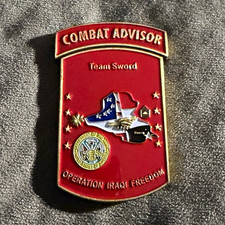 Combat Advisor Team Sword Operation Iraqi Freedom Militaria Badge