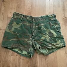 Vintage ERDL Vietnam War Jungle Ripstop Poplin Camo Shorts Size 31 UDT Frogman picture