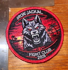 AFRL RYZ Iron Jackal Fight Club 2026 Patch Wright Patterson AFB Flight Test Rare