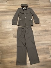 East German DDR GDR NVA Dark Collar Uniform Pants Hat