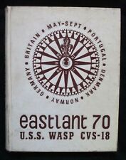 USS Wasp CVS-18 1970 Eastlant Navy Deployment Cruise Book picture