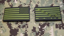 American Flag & Don?t Tread on Me Patches / SEAL / SWCC / EOD / Seabee / Navy