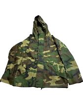 US Military Gore-Tex Jacket - Cold Weather Woodland Camo Parka Medium Reg picture