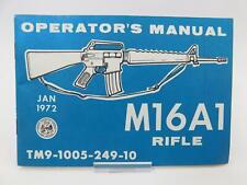 Vintage US Army M16A1 Rifle Operator's Manual 1972 Vietnam #YB-1-05 picture