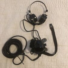 Vtg WWII US Navy Military Headset & Microphone MI-2045-E Set / RCA Model picture