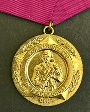 East German Medal of Merit in Fire Protection Brandschutz DDR GDR