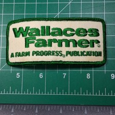 Wallace Farmer “A Farm Progress Publication” Green Embroidered Patch