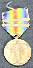 WW1 Victory Medal w/ (2) Bars - Defensive Sector - Meuse-Argonne - Vintage picture