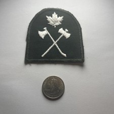 Vintage 1970s-1990s Canadian Armed Forces Pioneer Qualification Trade Patch NOS