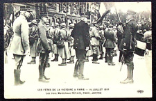Set of 10 WWI military post cards Liberation of Paris picture