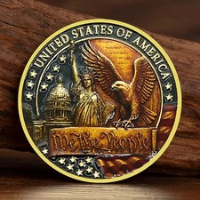 250th Anniversary of American Independence Commemorative Challenge Coin Gifts