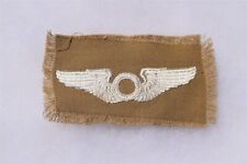 Rare UNCUT WWII Cloth USAAF OBSERVER WING  picture