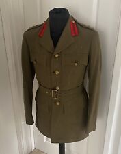 Original WW2 British Army RFA General Staff Officer Jacket With Belt picture