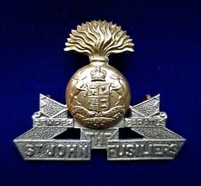 Saint John Fusiliers.  brass & white metal cap badge, 1920 to 1936 issue picture