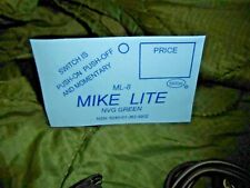 MIKE LITE  ML-8    NVG GREEN    NSN: 6240-01-362-4902 picture