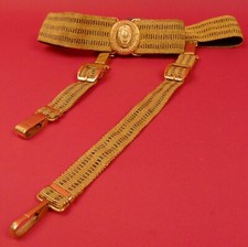 Soviet Army AF or KGB General or Marshal Belt w. Sword Dagger Hangers 1950s MINT