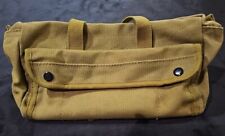 MILITARY TOOL BAG HARD BASE OLIVE CANVAS picture