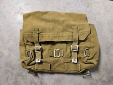 Canvas Green Old Army Bag GOOD CONDITION  picture